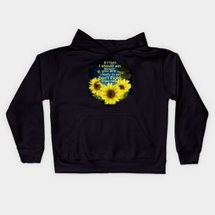 Solidarity-Zeleskyy Quote-Support for Ukraine Kids Hoodie